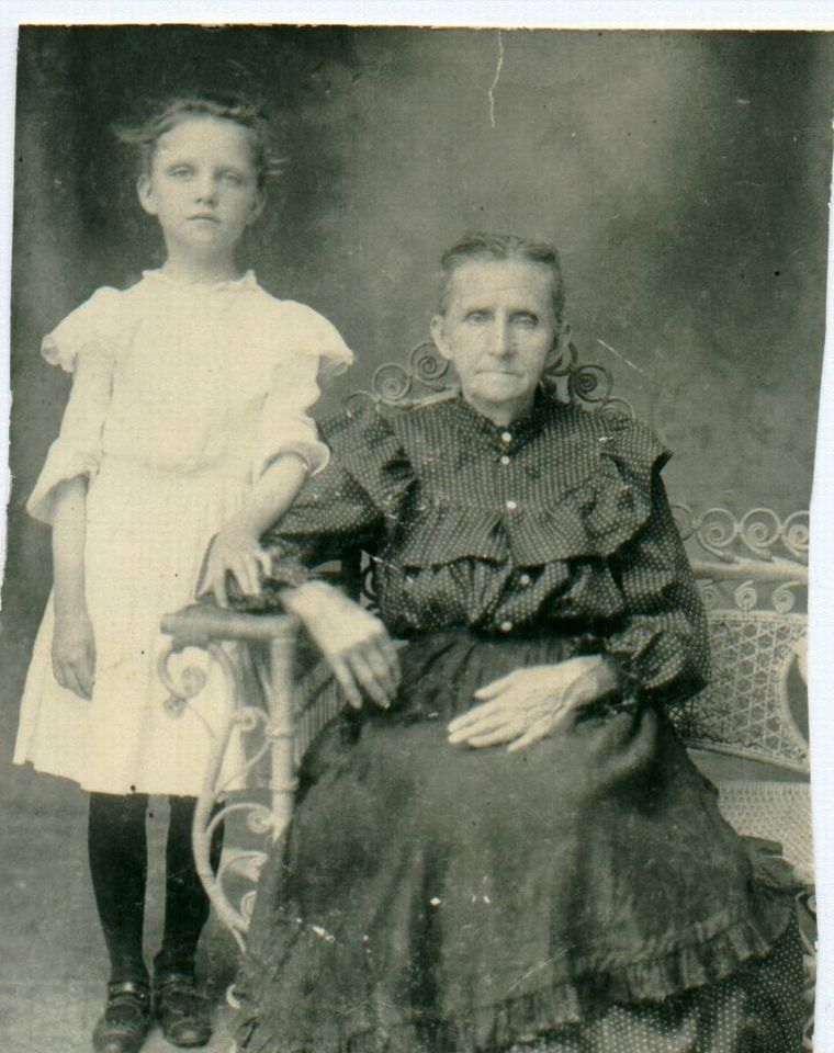 Lera Bridges with Grandmother