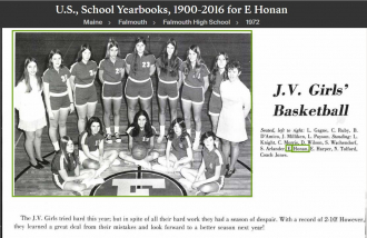 Ellen Maureen Honan-Curry--U.S., School Yearbooks, 1900-2016(1972)J.V Girls Basketball