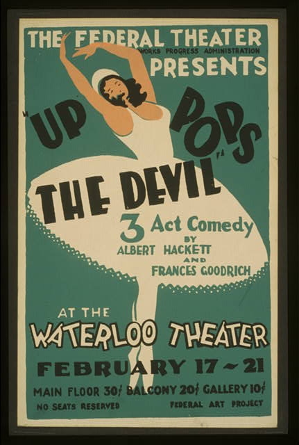 The Federal Theatre presents "Up pops the devil" 3 act...