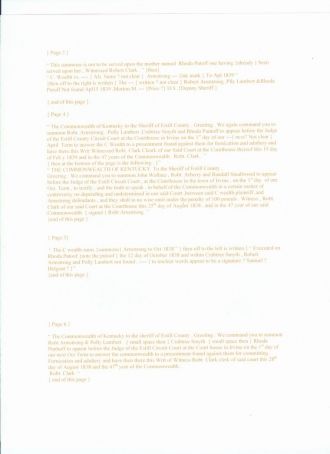 PUNHUFF COURT RECORDS - TRANSCRIPT - TWO