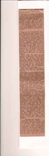 News Interview of Sarah Elizabeth (Carroll) Brown, Part VI News Interview of Sarah Elizabeth (Carroll) Brown, Part VI