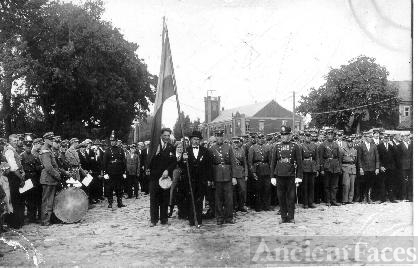 Mayor Krisius Wagner and Flag