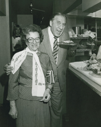 Sadie Youngman with Henny Youngman