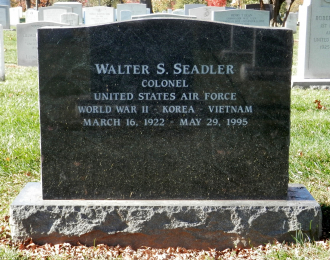 Colonel Walter S. Seadler is buried in Arlington Cemetery.