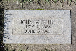 John M Thull Headstone