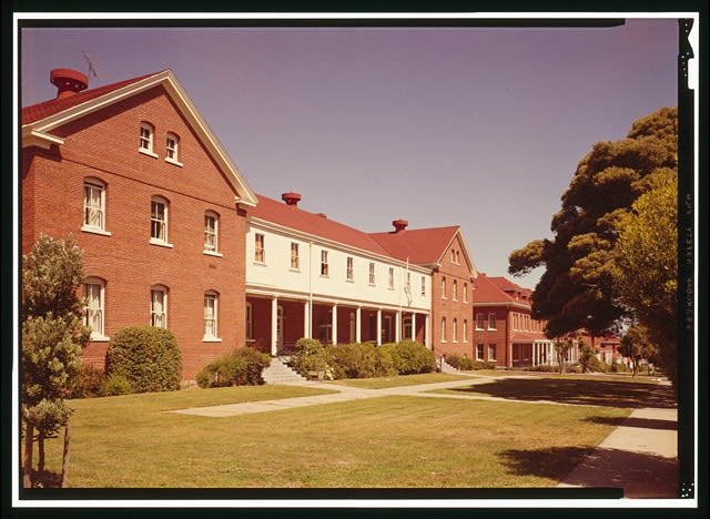 GENERAL EXTERIOR VIEW OF BARRACKS FROM SOUTH - Presidio...