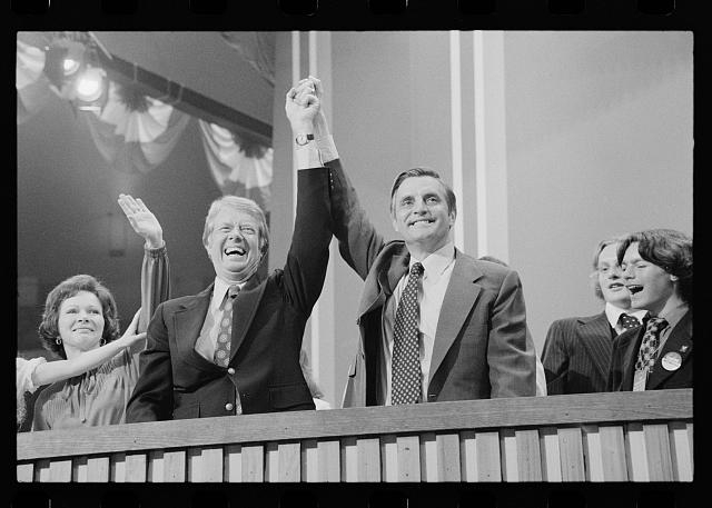 [Jimmy Carter and Walter Mondale at the Democratic...