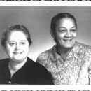 Eva Clausen is on left, while her associate and friend on right is Celeste Richardson (1909-1986).