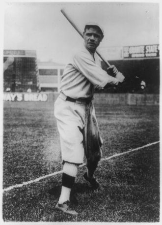 Babe Ruth in uniform