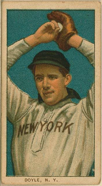 [Larry Doyle, New York Giants, baseball card portrait]