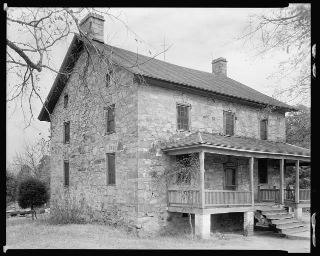 Hezekiah Alexander stone house, Charlotte vic.,...