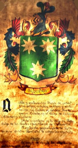 Orquera coat of arms