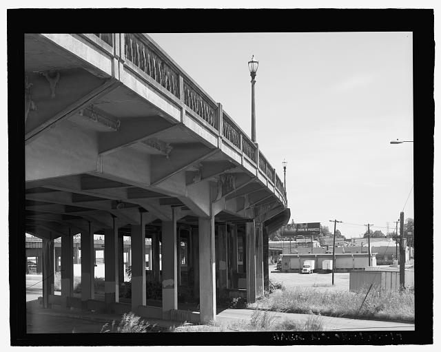 Detail view of substructure, view looking south - Union...