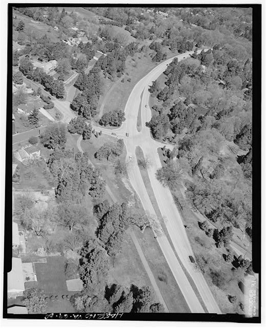 30. AERIAL VIEW OF 'SAFETY FLARED' INTERSECTION OF GWMP...