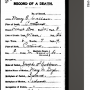 May Elizabeth Callan -Maine, U.S., Death Records, 1761-1922