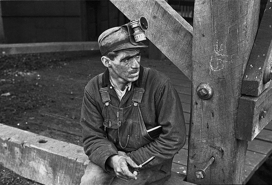 Ben Shahn photo of  a Kentucky coal miner