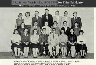 Priscilla (Haase) Hickey--U.S., School Yearbooks, 1900-1999(1960)the Observer -a