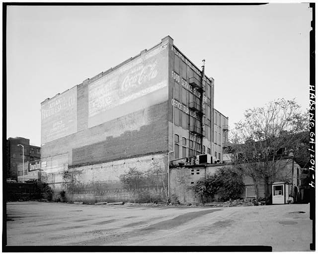 4. Rear 3/4 view, towards north - Atlanta Fixtures...