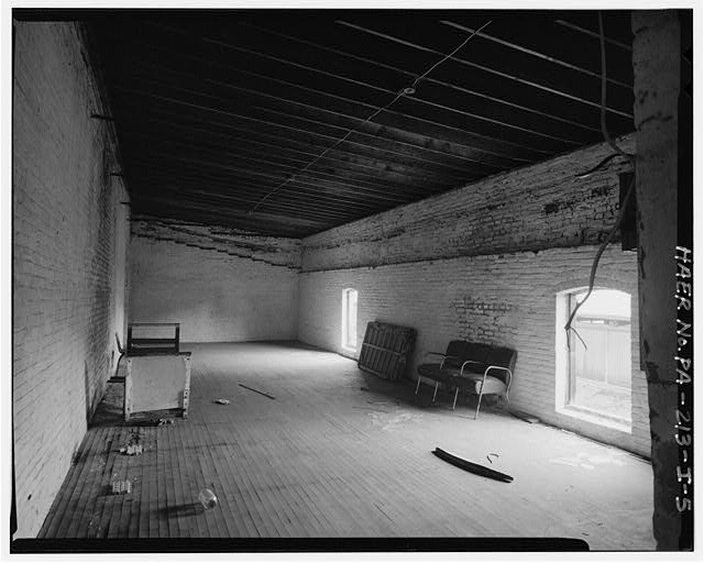 5. Building I interior, third floor, western portion...