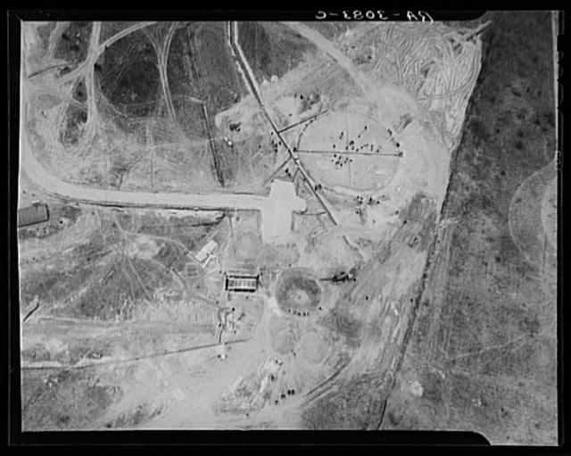 Aerial view of Greenbelt, Maryland, taken from Goodyear...