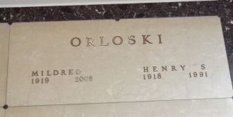 Mildred & Henry Orloski gravesite