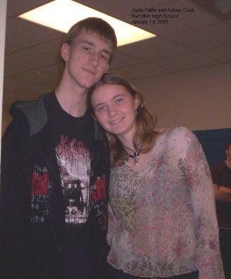Justin Tuttle and Ashley Cook in 2005