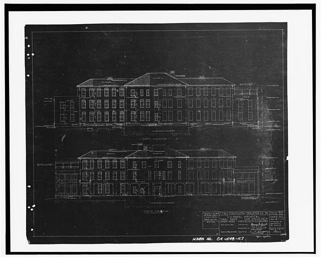 7. NORTH AND SOUTH ELEVATIONS, DRAWING NO. 99963 - U.S....