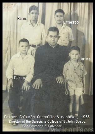 Father Salomón Carballo & nephews , 1956