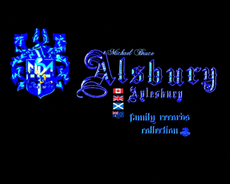Michael Bruce Alsbury family records collection 
