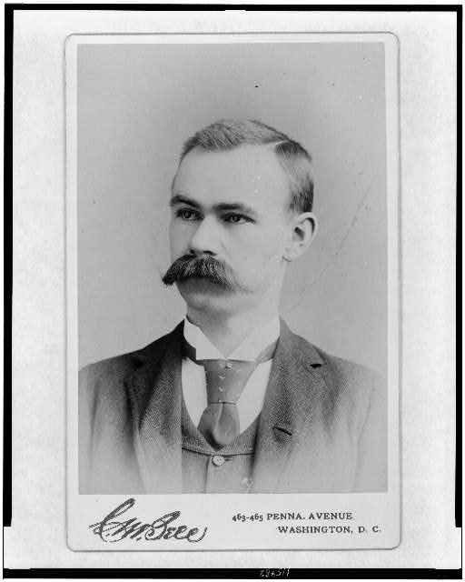 [Herman Hollerith, head-and-shoulders portrait, facing left]