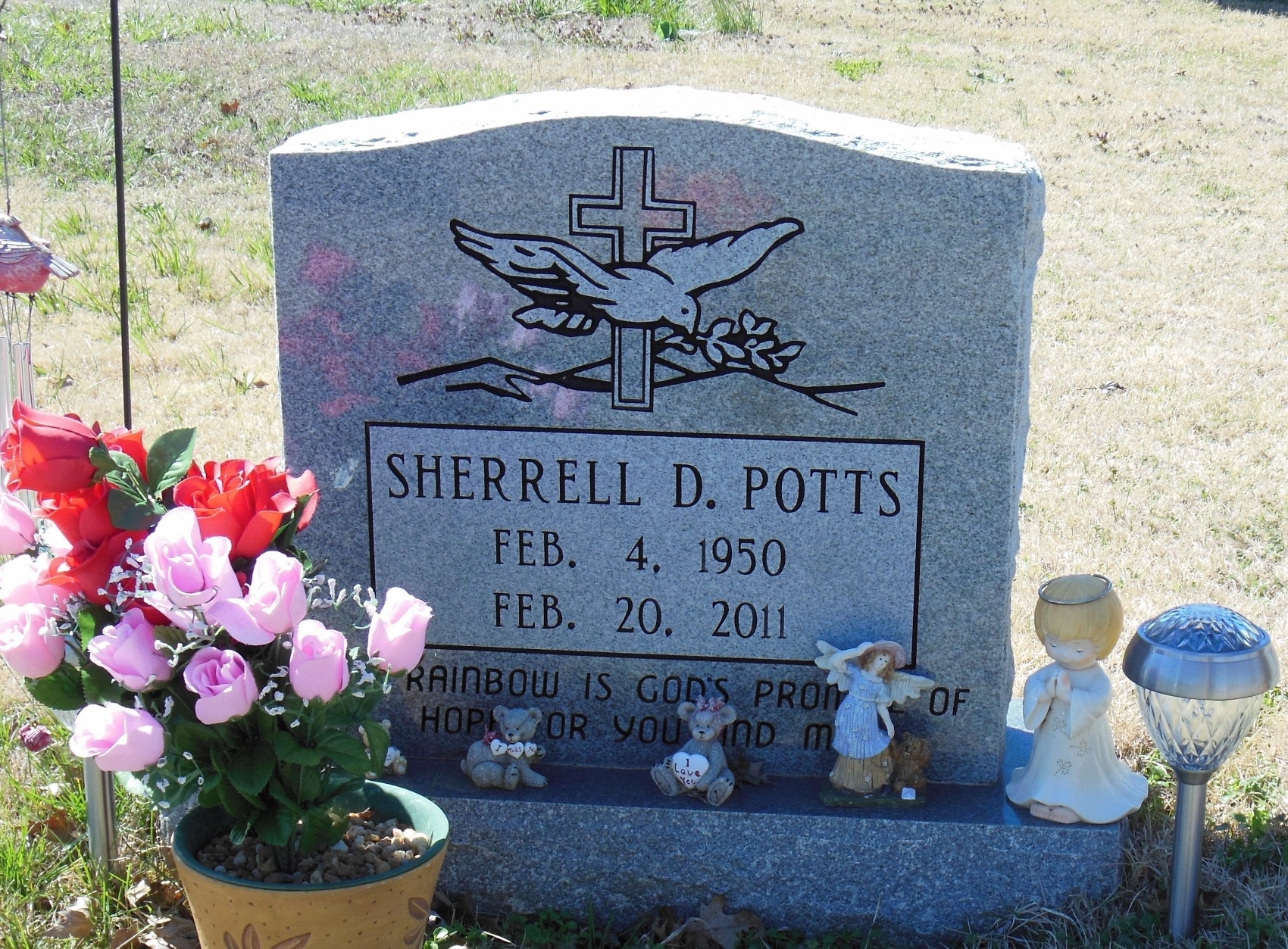 Sherrell Dean Welborn Potts gravesite