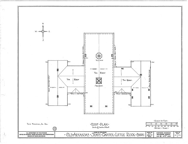 HABS ARK,60-LIRO,1- (sheet 6 of 27) - Old State Capitol...