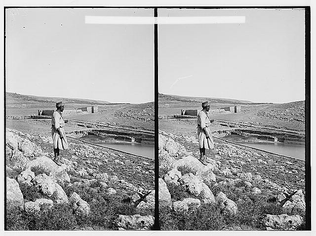 Road to Hebron, Mar Saba, etc. Solomon's Pools from the...