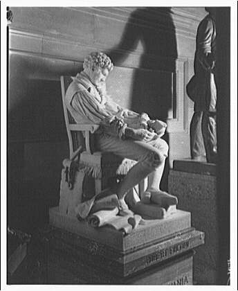 Statues and sculpture in Statuary Hall, U.S. Capitol....