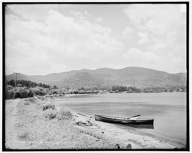 View at the head of Lake George, N.Y.