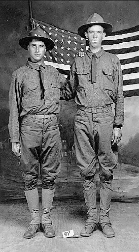 Harvey Lacy Cain & unknown friend