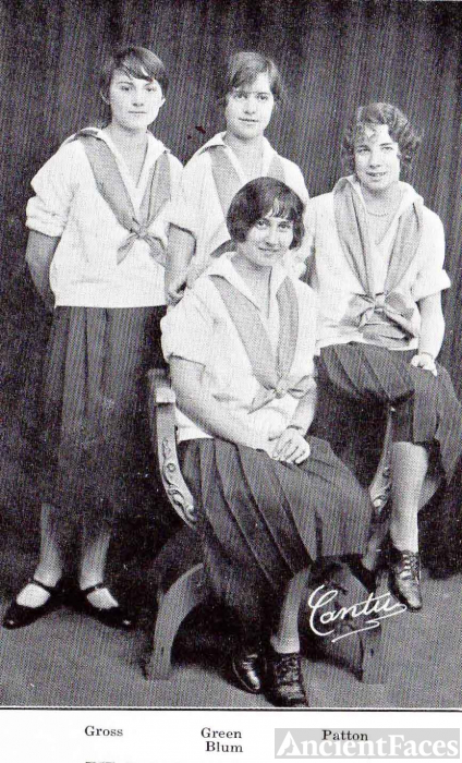 Hazel Gross & 1926 Captains, Girls Hockey Teams