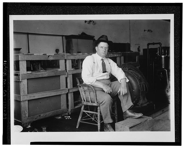 39. B. F. PEARSON, GENERAL SUPERINTENDANT, AT SAR-1. SCE...