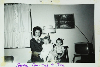 Mom's sister Tommie Lou with her children