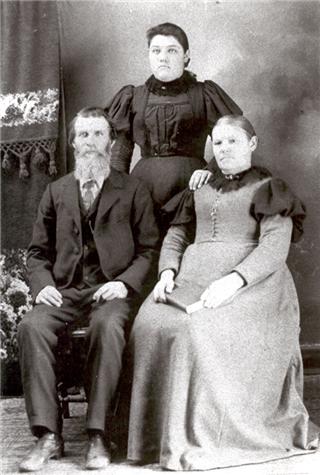 Elijah J., Nancy E. and Evelina South