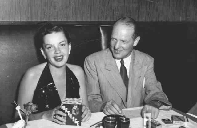 Judy Garland and friend MGM's Silas Seadler.