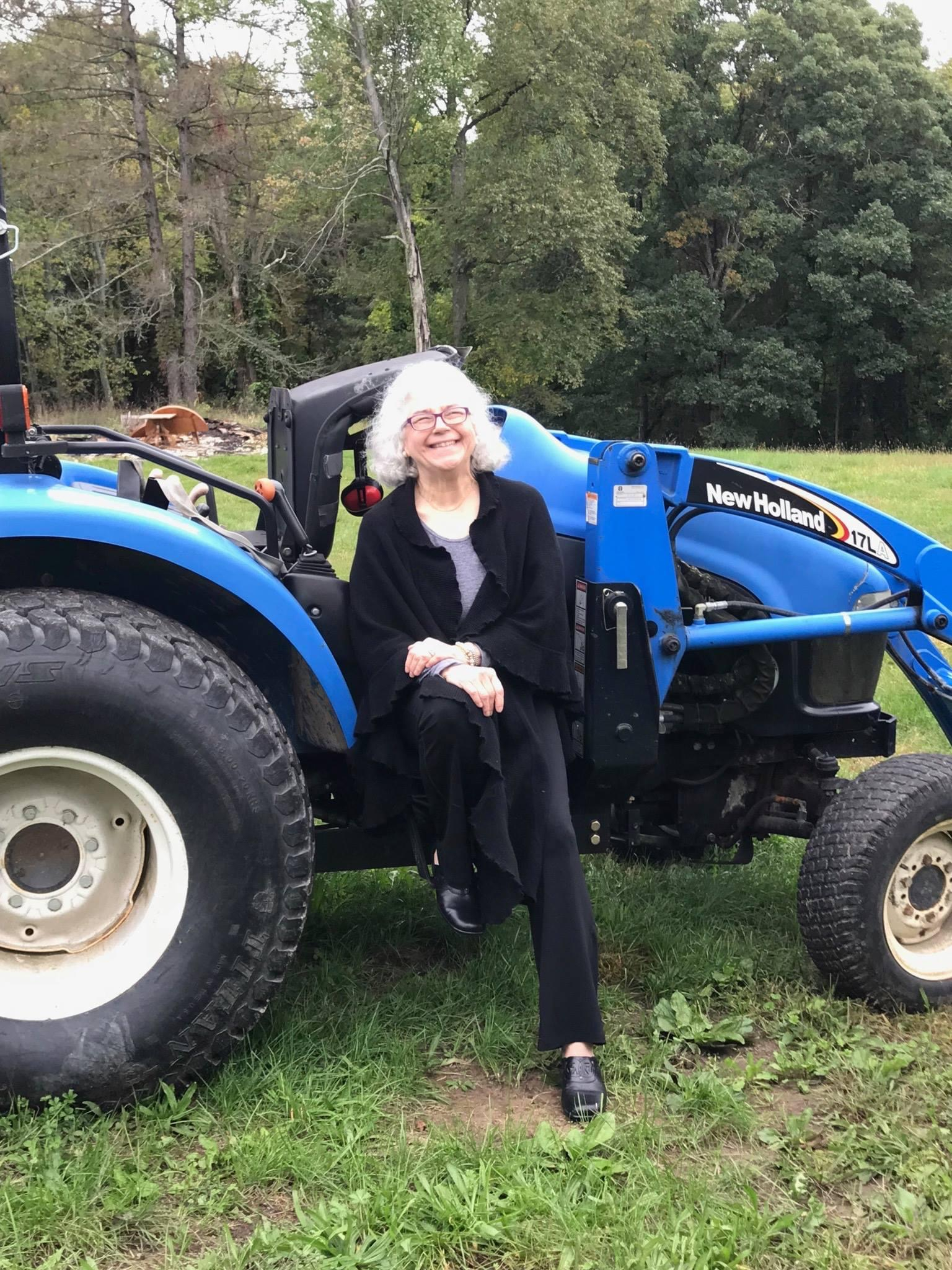 Maura on the farm