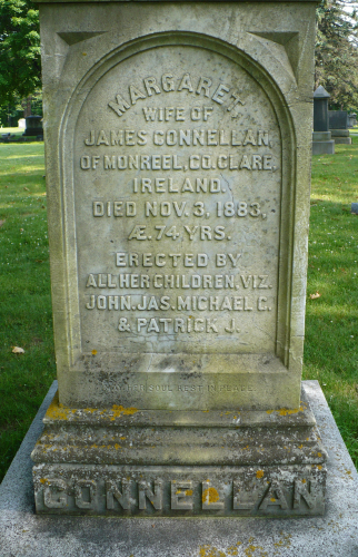 Margaret (Mullins) Connellan--gravestone 2