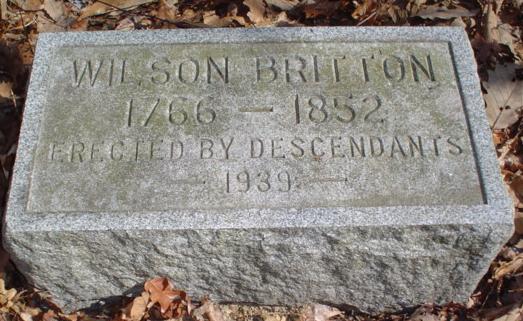 Wilson Britton Grave 
