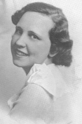 Eleanor Dankenbring, Indiana, 1933
