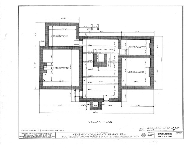 HABS NJ,2-HACK,5- (sheet 6 of 9) - Nicholas Lozier House,...