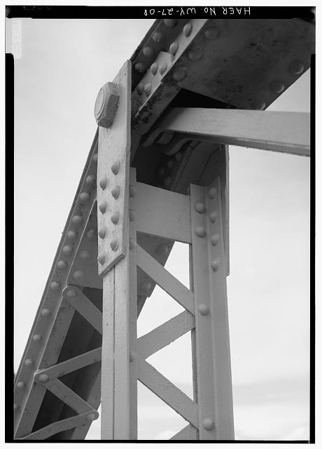 8. DETAIL, INCLINED ENDPOST PIN CONNECTION - Firehole...