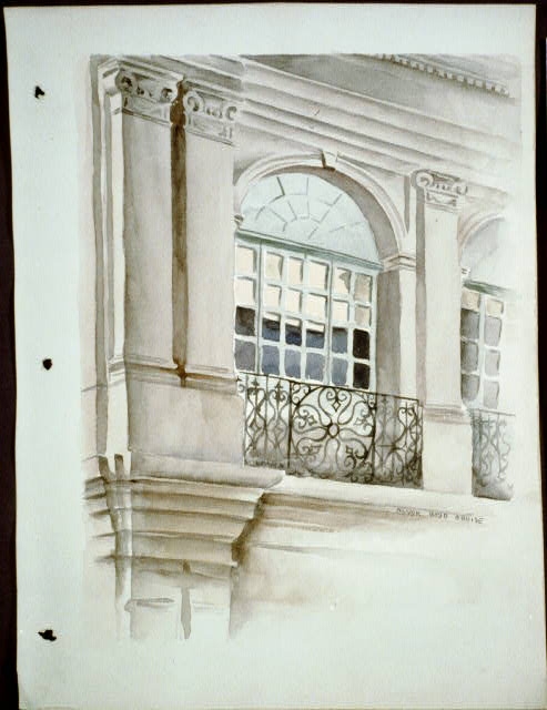 [The Cabildo (New Orleans, La.). Window and balcony]