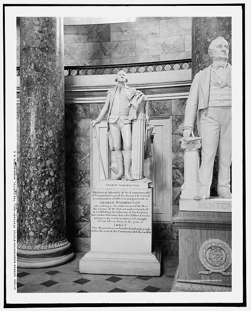 George Washington Statue, Statuary Hall, the Capitol,...