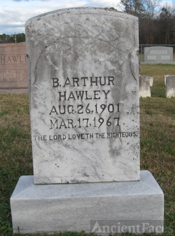 Berry Arthur Hawley Gravesite